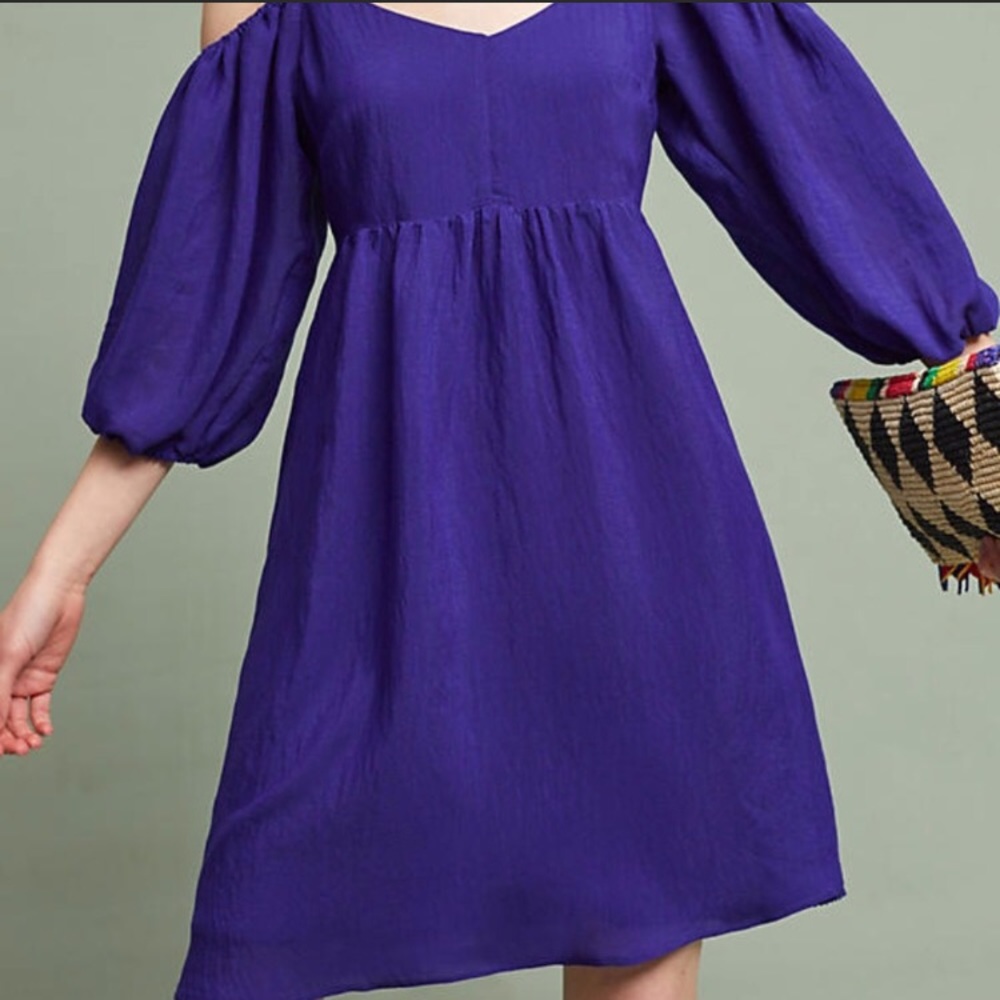 Open shoulder dress